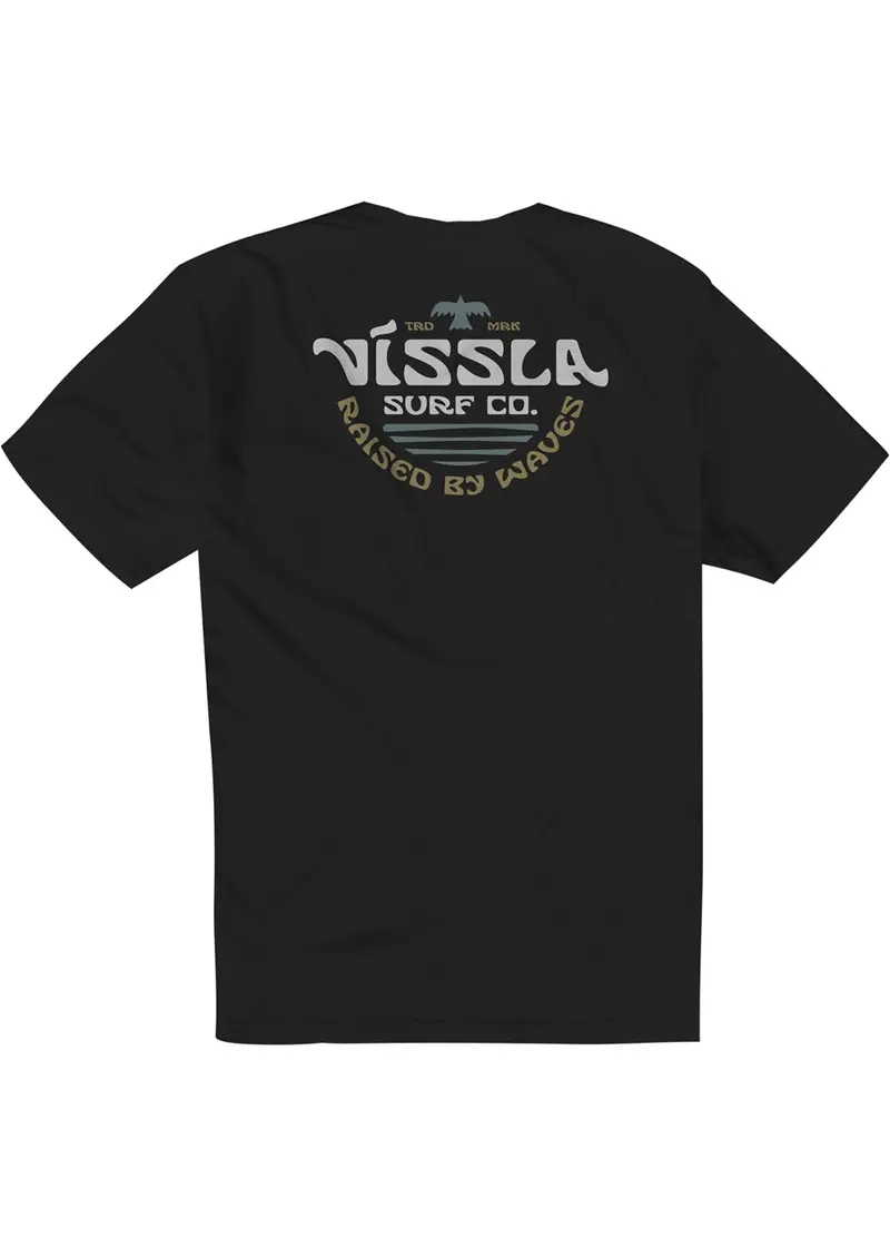 Vissla West Winds Premium Pocket Tee – Black 1