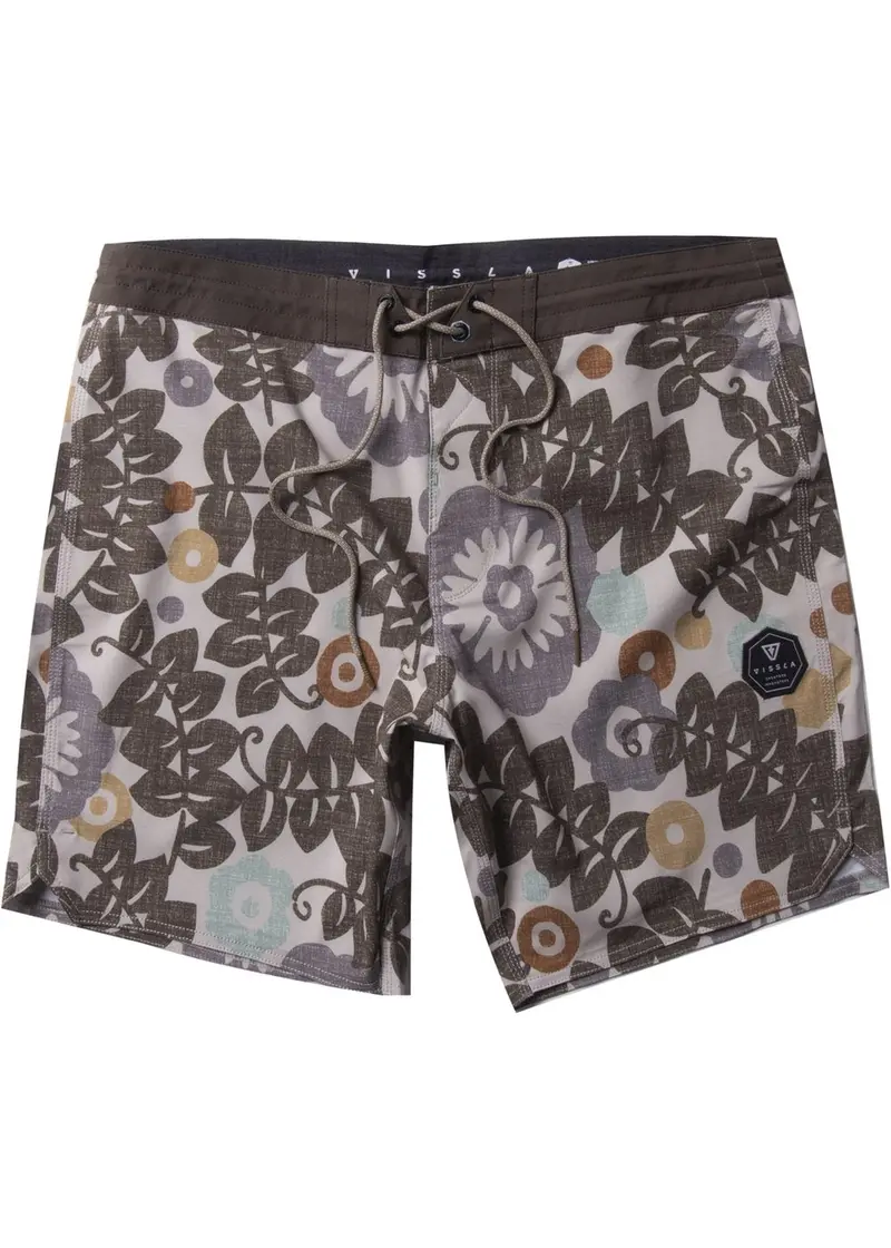 Vissla Zanzabar 17.5-Inch Boardshorts – Teak Brown 1