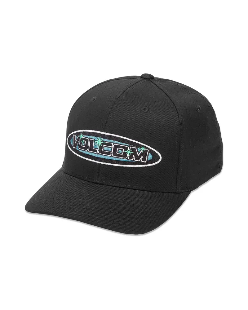 Volcom 21St Century Flexfit Hat – Black Structured Cap 1