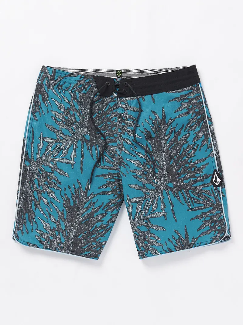 Volcom Beeg Leef Stoney 19" Tidal Blue Boardshorts 1