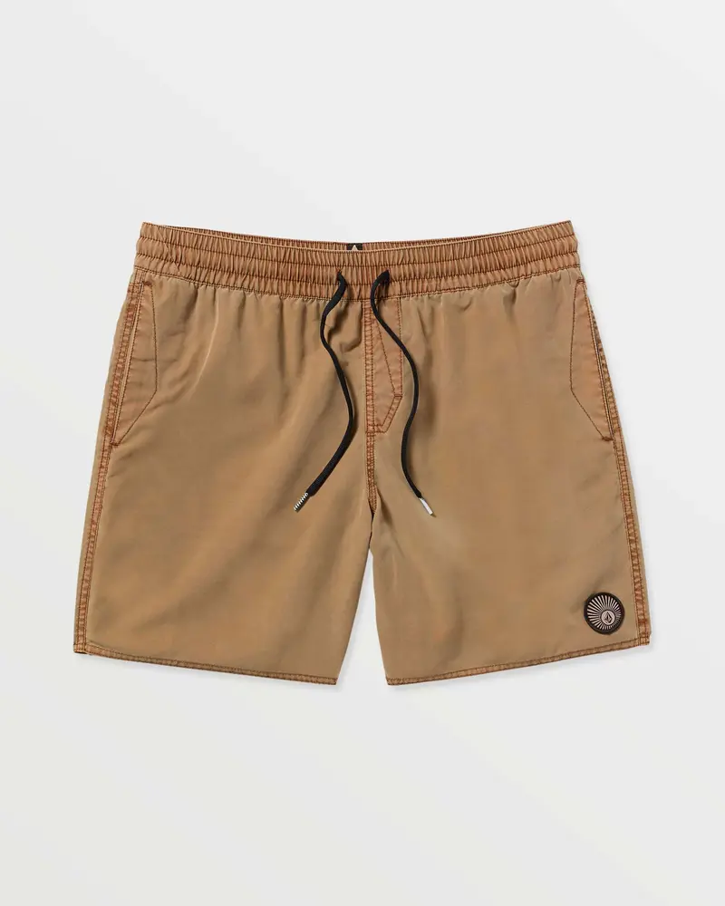 Volcom Center Trunk 17 Shorts – Coconut Shell Swim Trunks 1