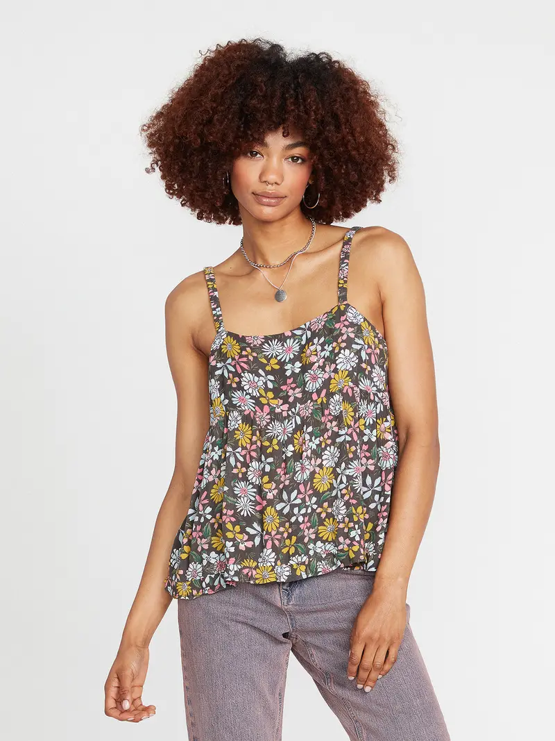 Volcom Espresso Happy Dazee Cami Tank Top 1
