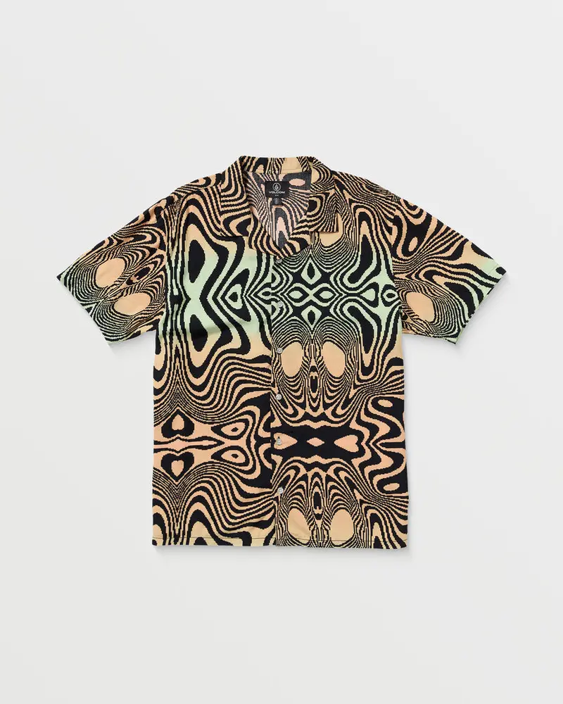 Volcom Fa F Rygalski Short-Sleeve Shirt In Multicolor Print 1