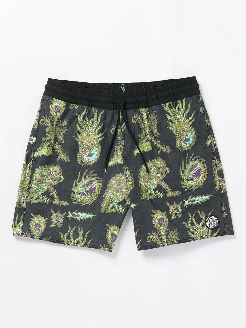 Volcom Fa Tetsunori Trunk 17 Men'S Swim Shorts In Black 1