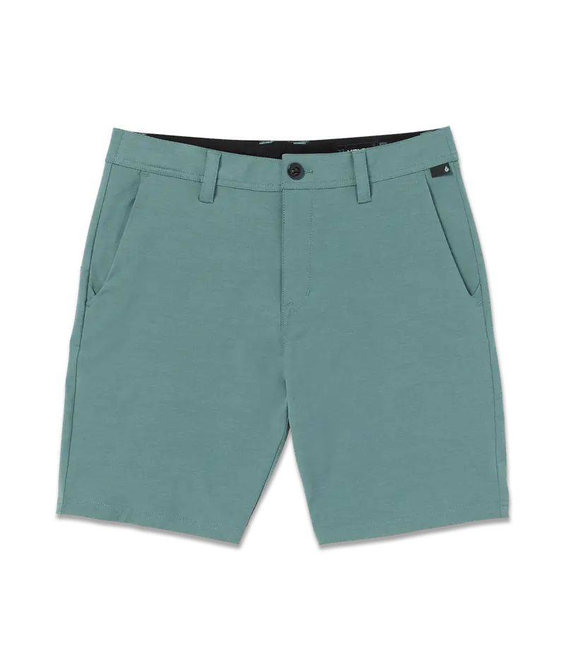Volcom Frickin Cross Shred Static 20" Men'S Surf Trunks In Service Blue 1