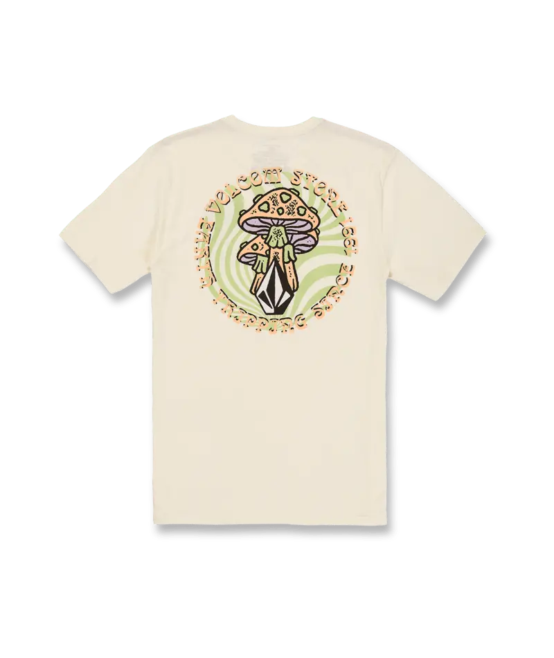 Volcom Fty Psychike Short-Sleeve Tee In Off White 1