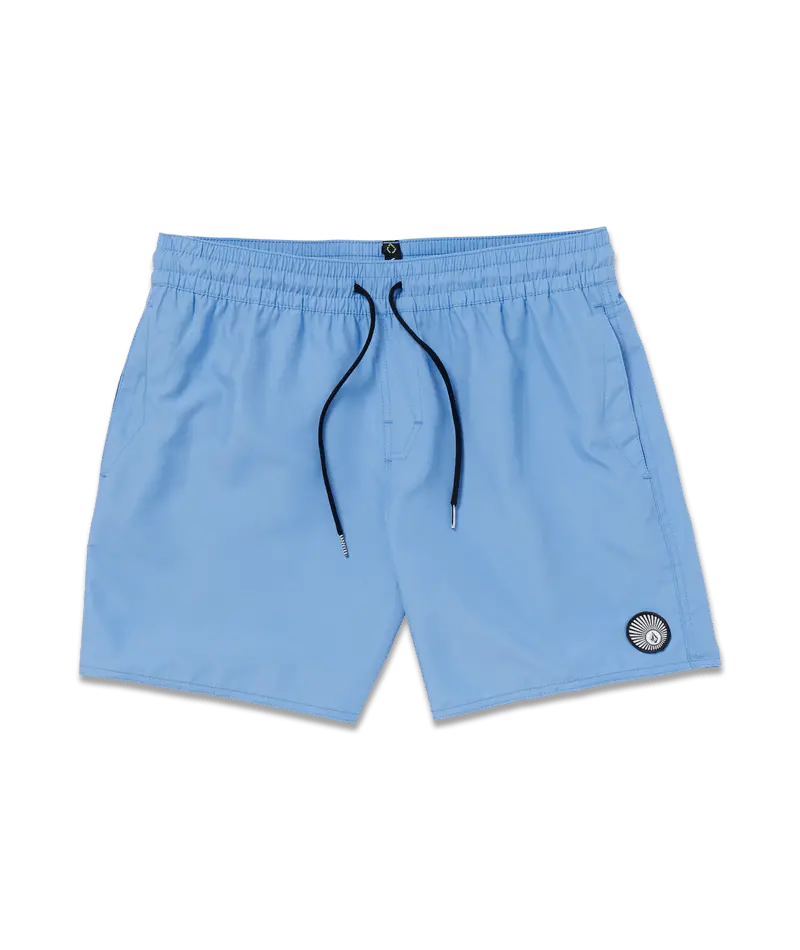 Volcom Lido Solid 16" Men'S Boardshorts In Blue Bird 1