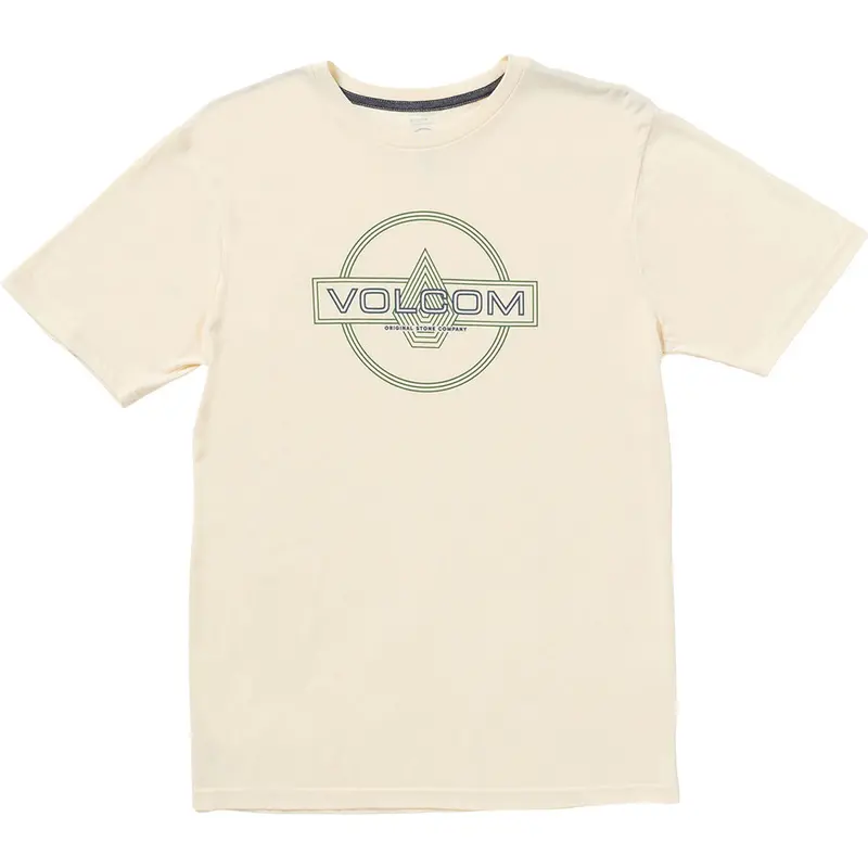 Volcom Line Service Heather-Tone T-Shirt – Off-White Blend 1