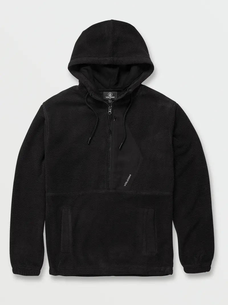 Volcom Men'S Unerstand Half-Zip Performance Jacket – Black 1