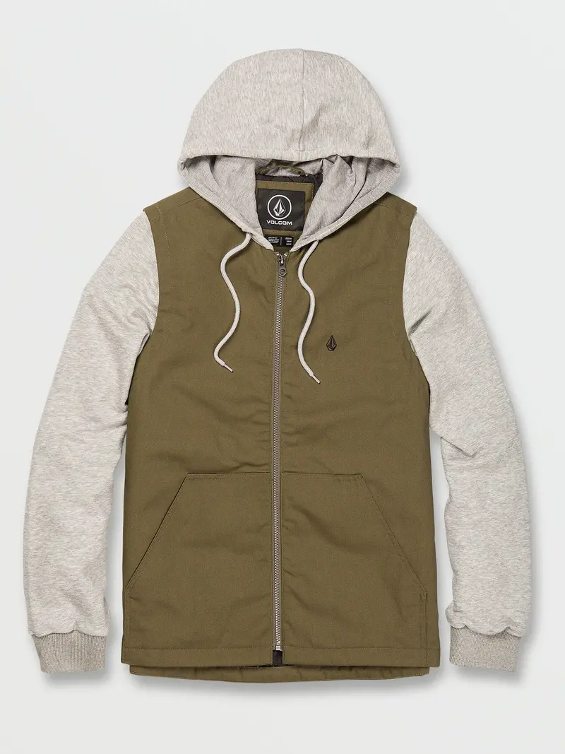 Volcom Men'S Volblaster Weather-Resistant Jacket – Military Green 1