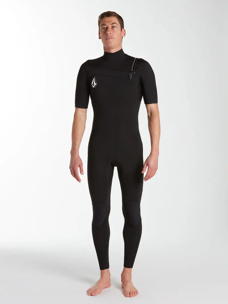 Volcom Modulator 2Mm Short-Sleeve Wetsuit In Black 1