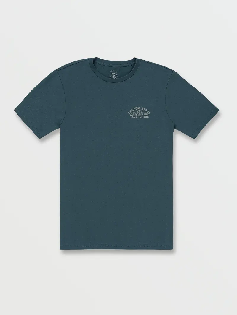Volcom Mountainside Tech T-Shirt In Cruzer Blue 1