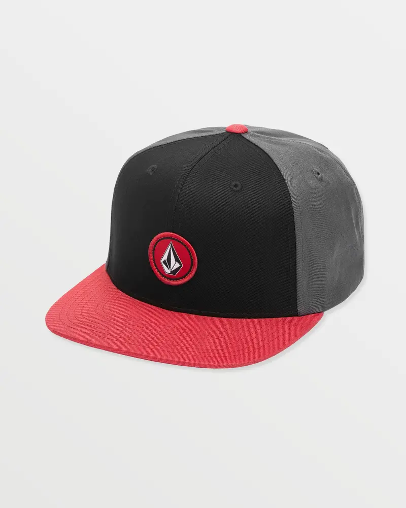 Volcom Quarter Twill Hat – Chili Red Adjustable Cap 1
