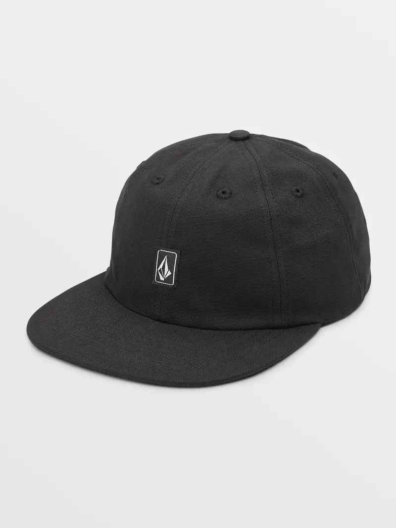 Volcom Ramp Stone Adjustable Hat – Classic Black 1