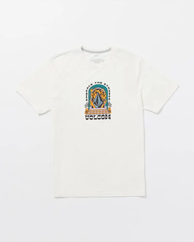 Volcom Sacred Stone T-Shirt In Off-White 1