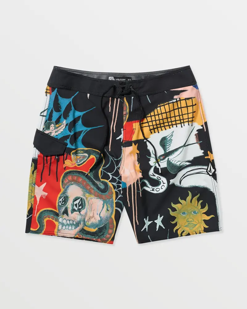 Volcom Seth Conboy Modern 20 Boardshorts – Matte Black 1