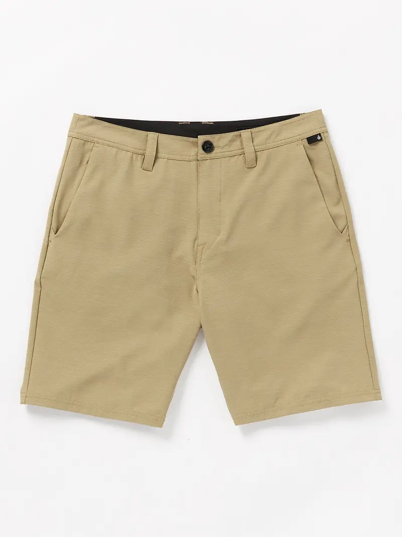 Volcom Slub Frickin Cross Shred 20 Shorts In Dark Khaki 1