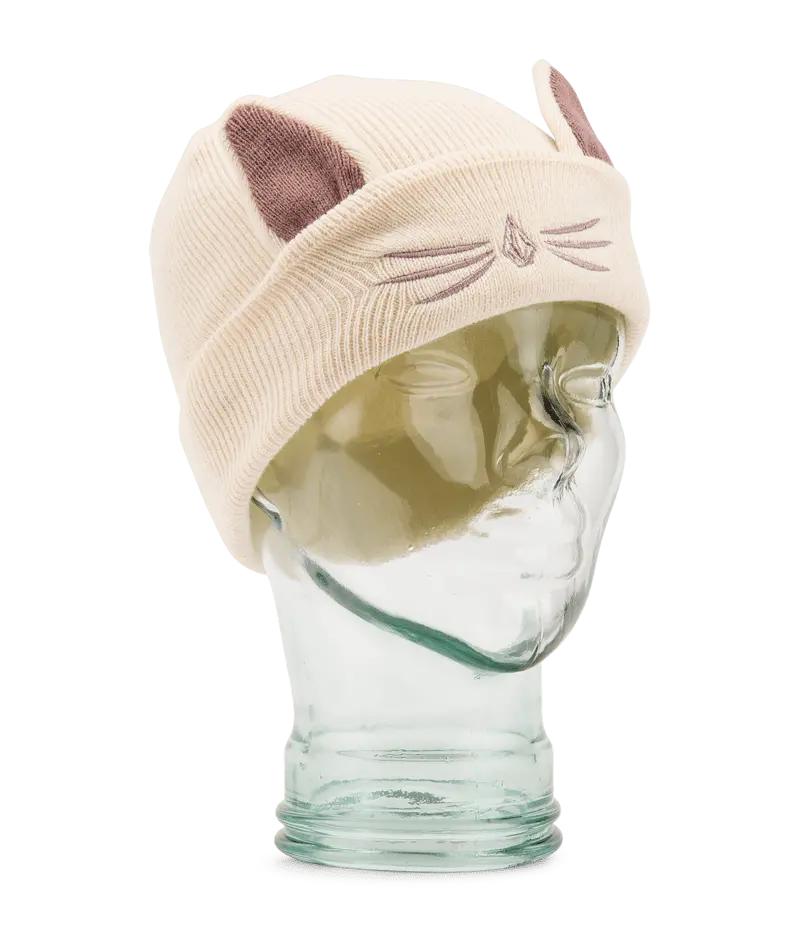 Volcom Snow Creature Beanie In Off-White 1