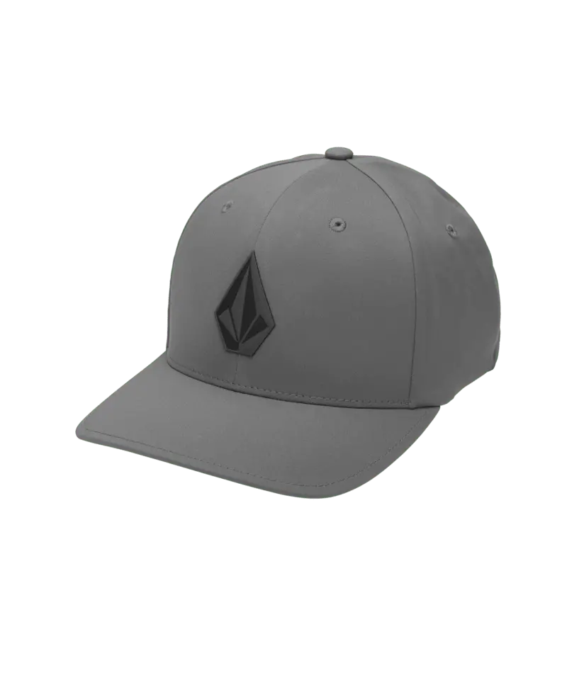Volcom Stone Tech Flexfit Delta Hat In Pewter 1