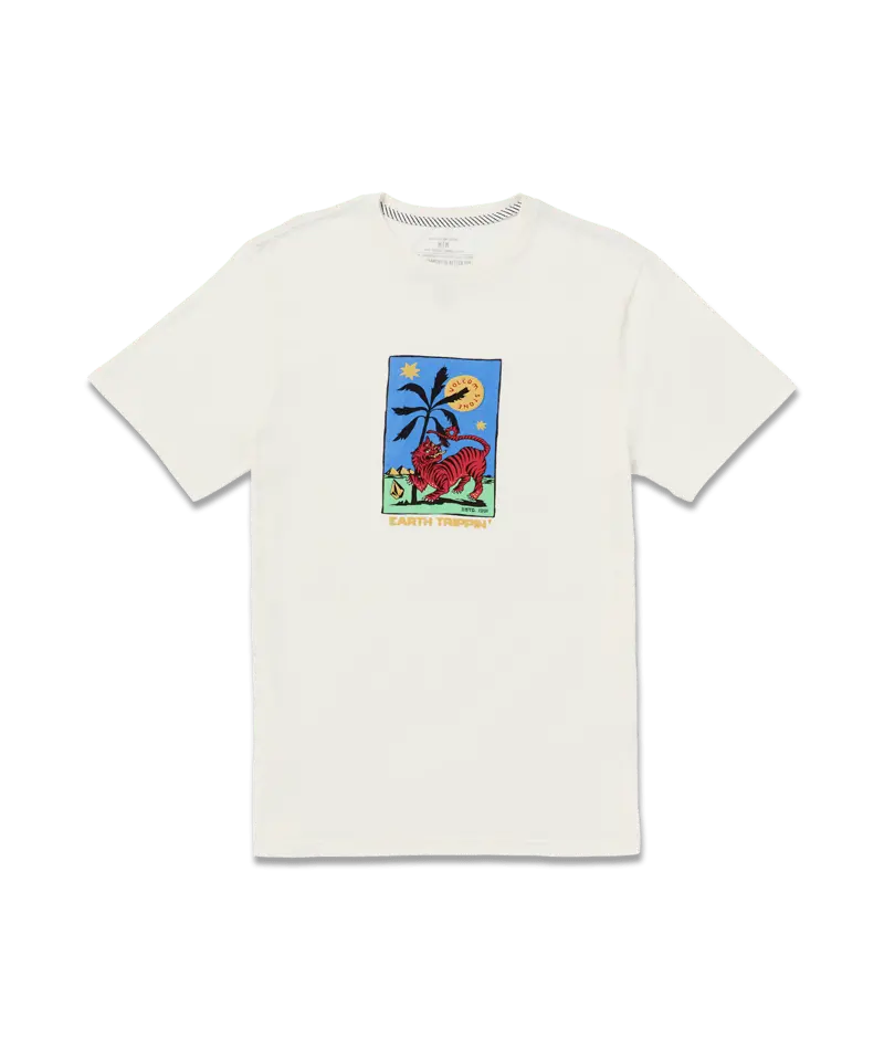 Volcom Tarot Tiger Fty Tee – Off-White 1