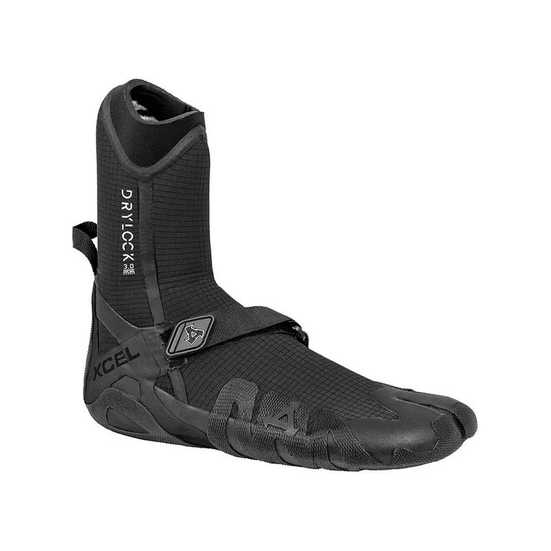 Xcel Drylock 3Mm Split-Toe Booties In Black 1
